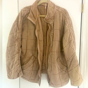 Free People Dolman Quilted Knit Jacket